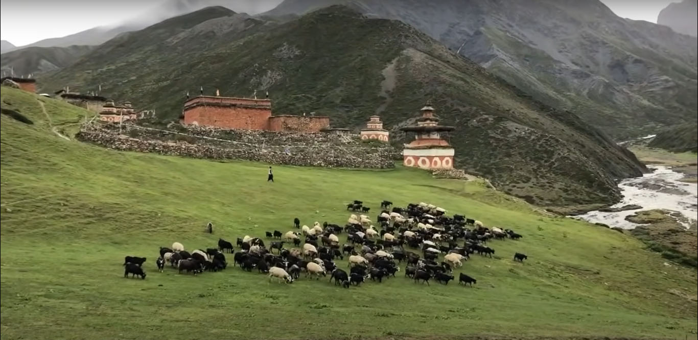 Upper Dolpo landscape in the rain shadow region